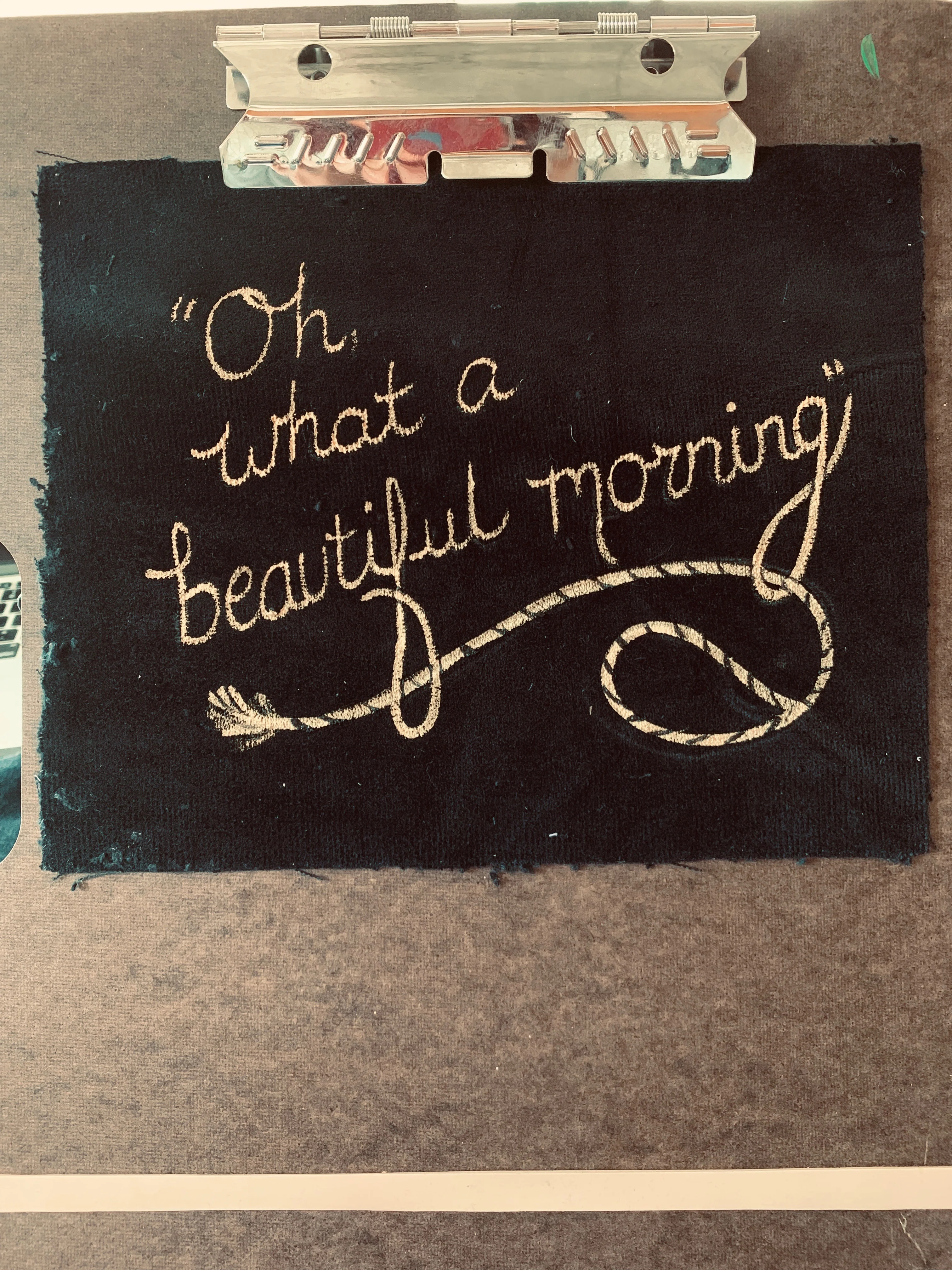 Hand Painted "Beautiful Morning" Bag - Image 3