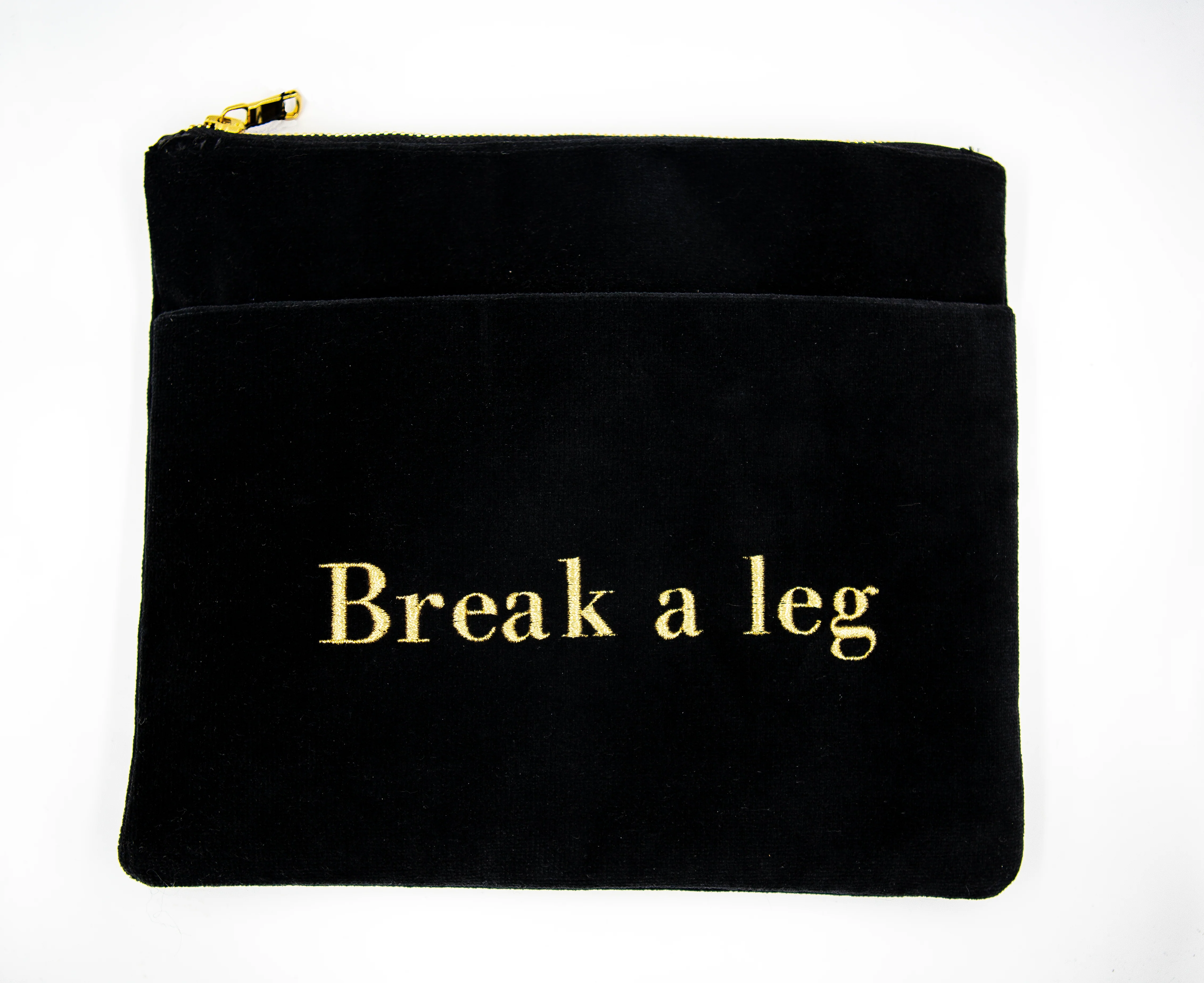 Gold "Break a leg" bag (with loops) - Image 7
