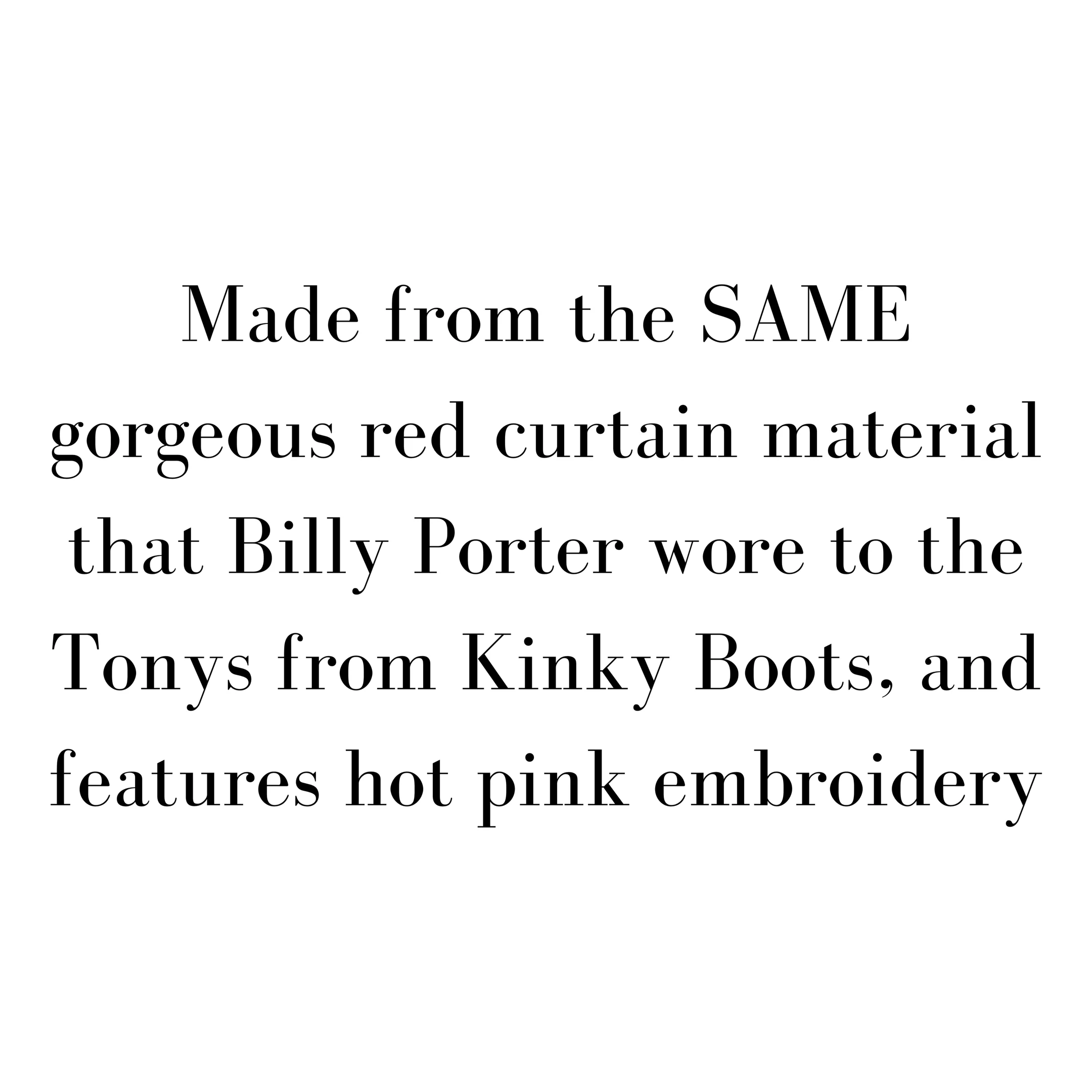 Kinky Boots "Say Yeah!" Bag (with loops) - Image 6