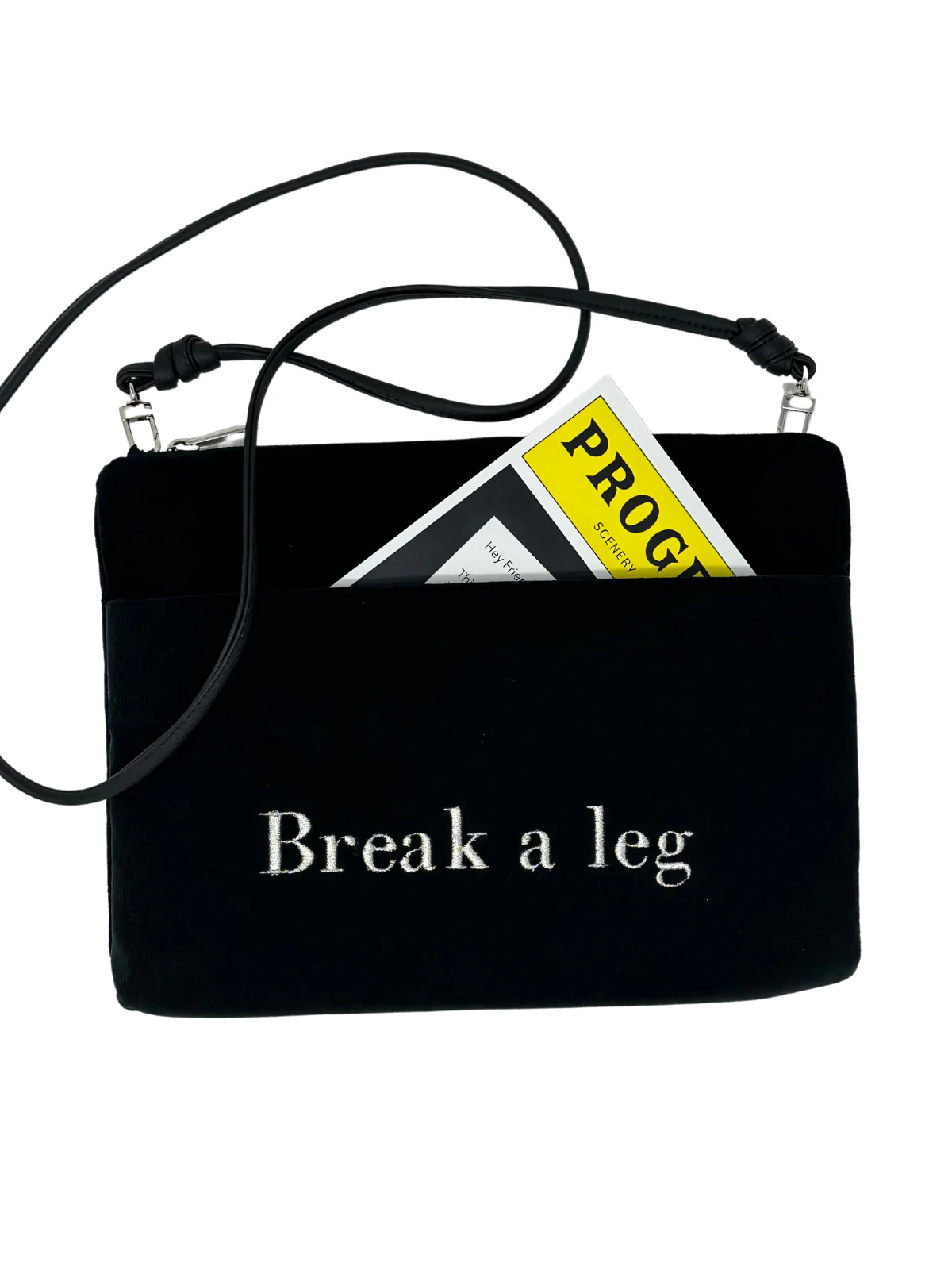 Silver "Break a leg" bag (with loops) - Image 4