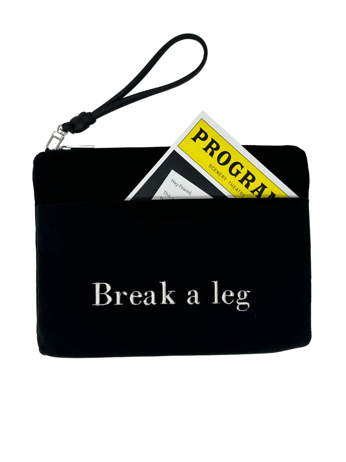 Silver "Break a leg" bag (with loops) - Image 5