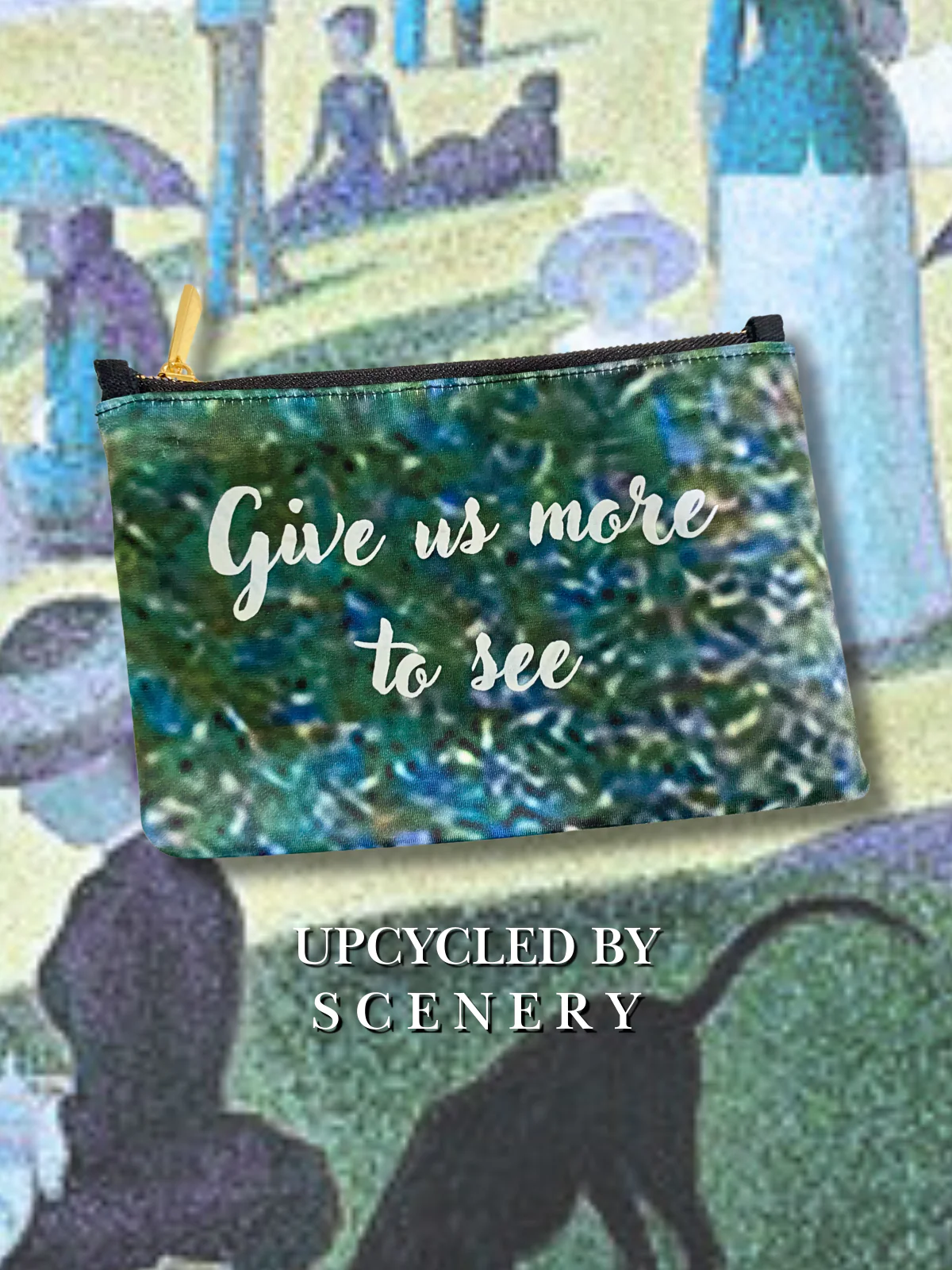 "Give us more to see" Sunday in the Park with George, bag (with loops)